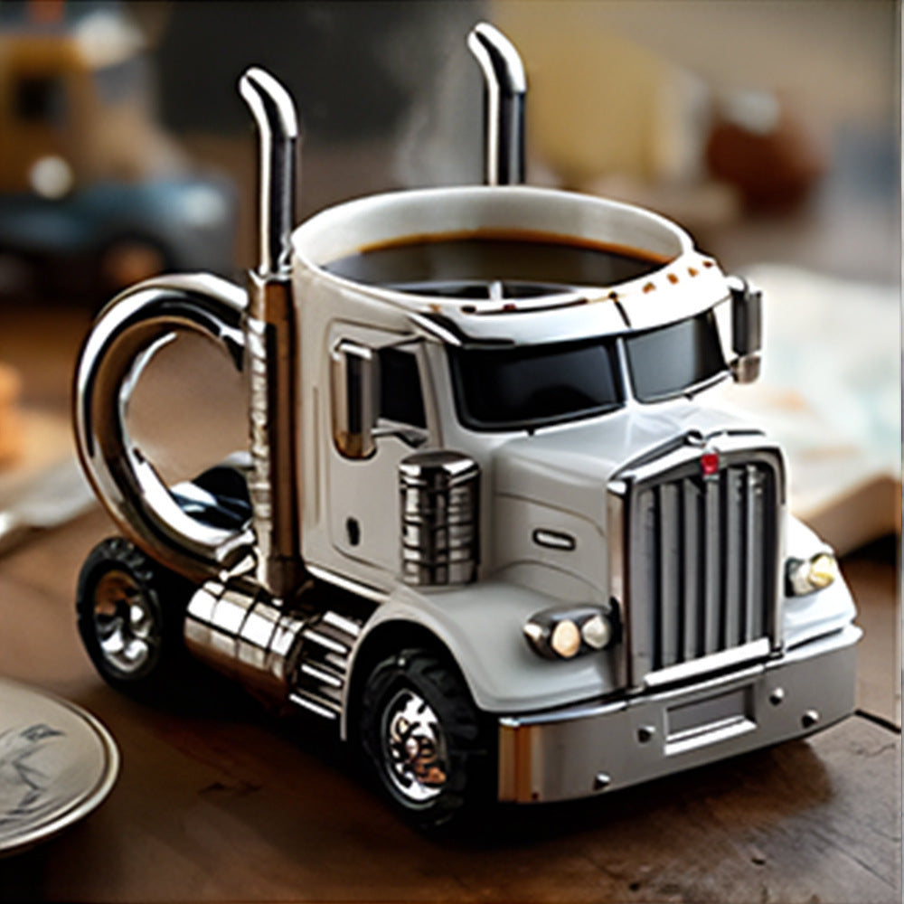 Semi Truck Coffee Mugs Handmade Home Semi Truck Coffee Cup Mugs - V.I.P Digital Presence