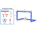 Mini foldable plastic soccer set, detachable posts, high-strength, indoor/outdoor, kids' bday gift - V.I.P Digital Presence