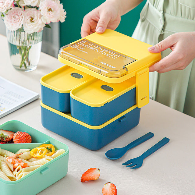Sealed microwaveable double layer lunch box - V.I.P Digital Presence