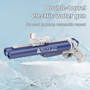 Double tube electric water gun outdoor water play and war toy - V.I.P Digital Presence
