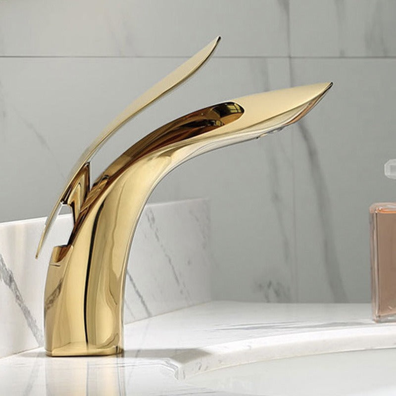 Brass internet celebrity rose gold creative personalized washbasin bathroom washbasin hot and cold - V.I.P Digital Presence