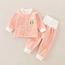 Children's Autumn And Winter Warm Suit Baby Spring And Autumn Plus Fleece Outer Wear Tops Pants Men And Women Baby Two Sets - V.I.P Digital Presence
