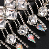 Trendy exaggeration hair chain, European and American fashion, water droplets full of diamonds hair accessories, headwear accessories, hair chain - V.I.P Digital Presence