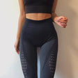 Super Stretchy Gym Tights Energy Seamless Tummy Control Yoga Pants High Waist Sport Leggings Purple Running Pants Women - V.I.P Digital Presence