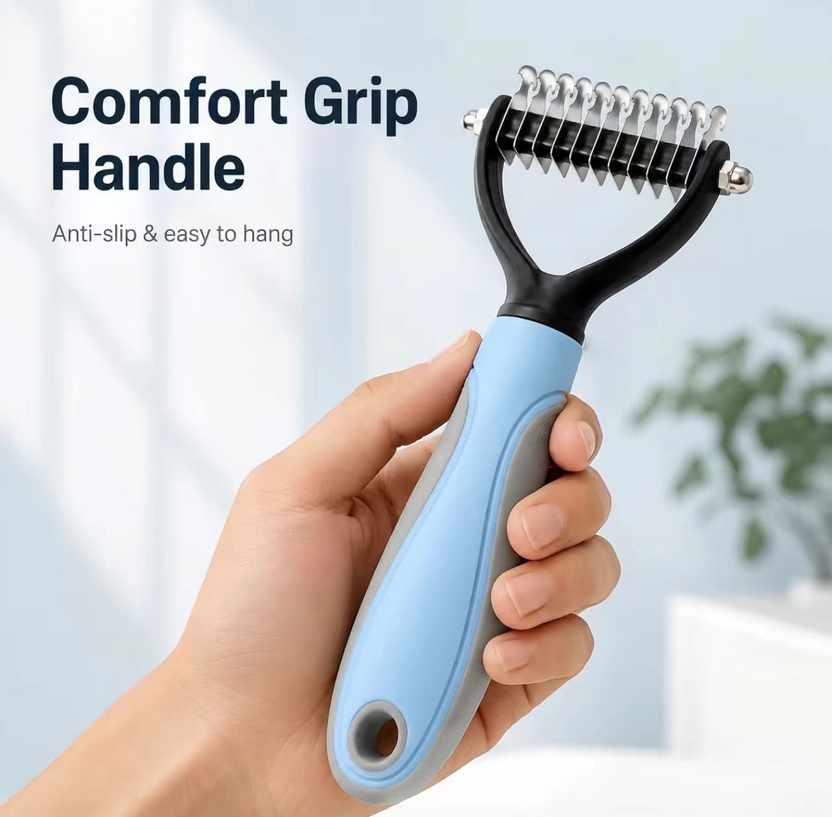 DualPaw Pet Deshedding Brush