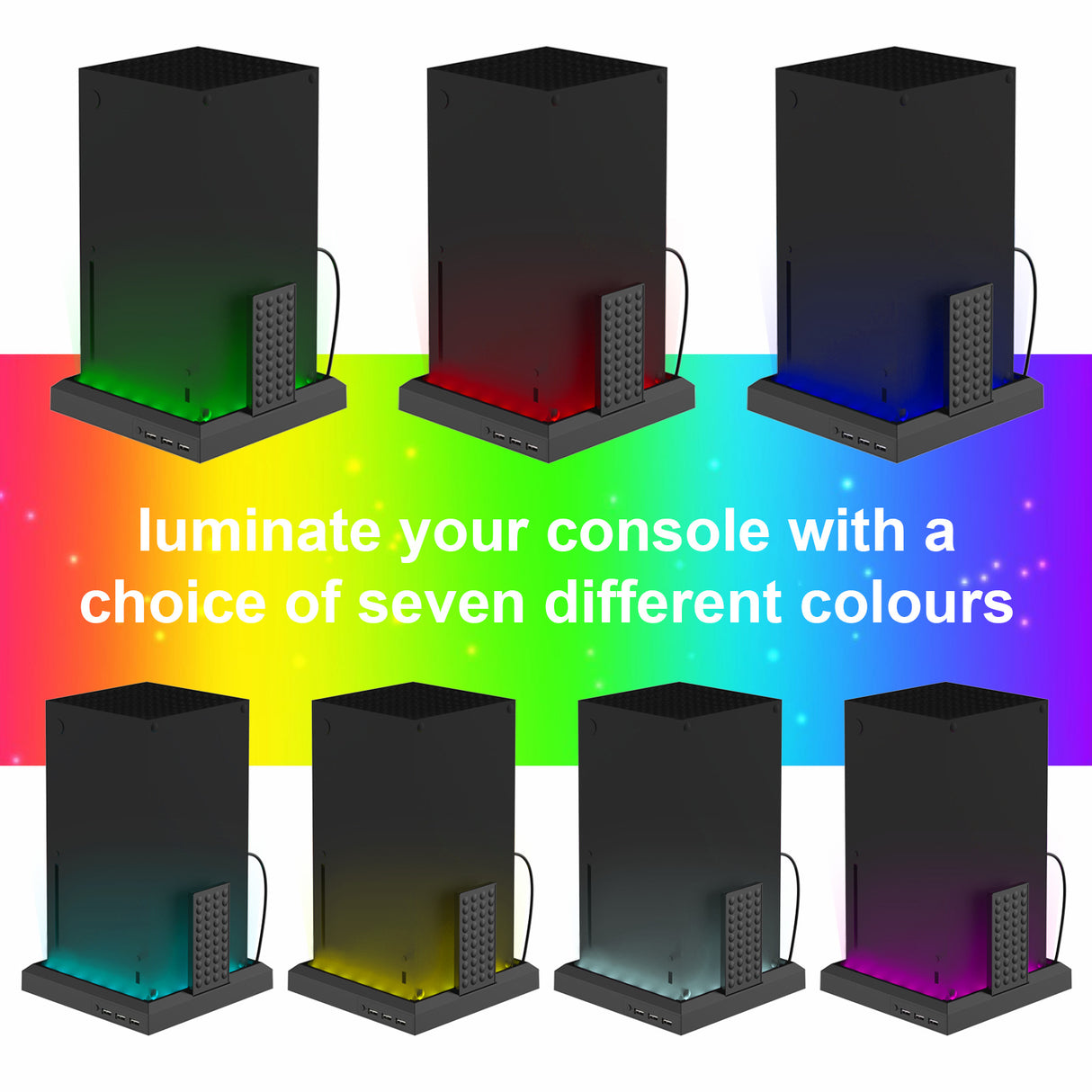 XBOX Series X/S controller, host, ambient lighting effect, RGB seven color luminous base, game peripheral accessories - V.I.P Digital Presence