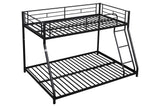 Metal Twin over Full Bunk Bed/ Heavy-duty Sturdy Metal/ Noise Reduced/ Safety Guardrail/ CPC Certified/ No Box Spring Needed - V.I.P Digital Presence