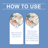 Cat Skin Care Spray, Gentle Cleaning Care Pet Skin Discomfort Body Care - V.I.P Digital Presence