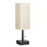 Linen 90 square desk lamp zipper switch three color temperature variable light A+C USB charging - V.I.P Digital Presence