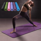 1830*610*6mm TPE Yoga Mat with Position Line Non Slip Carpet Mat For Beginner Environmental Fitness Gymnastics Mats - V.I.P Digital Presence