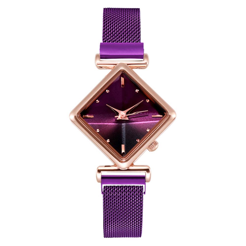 Women Square Watch Luxury Ladies Quartz Magnet Buckle Gradient Color Watches Relogio Feminino For Gift Clock - V.I.P Digital Presence