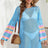 Openwork Contrast Long Sleeve Cover-Up - V.I.P Digital Presence