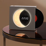 Creative Retro CD Design Bluetooth 3D Stereo Speaker Desktop Moon Lamp Clock Half Moon Starry Sky Atmosphere Night Light - V.I.P Digital Presence