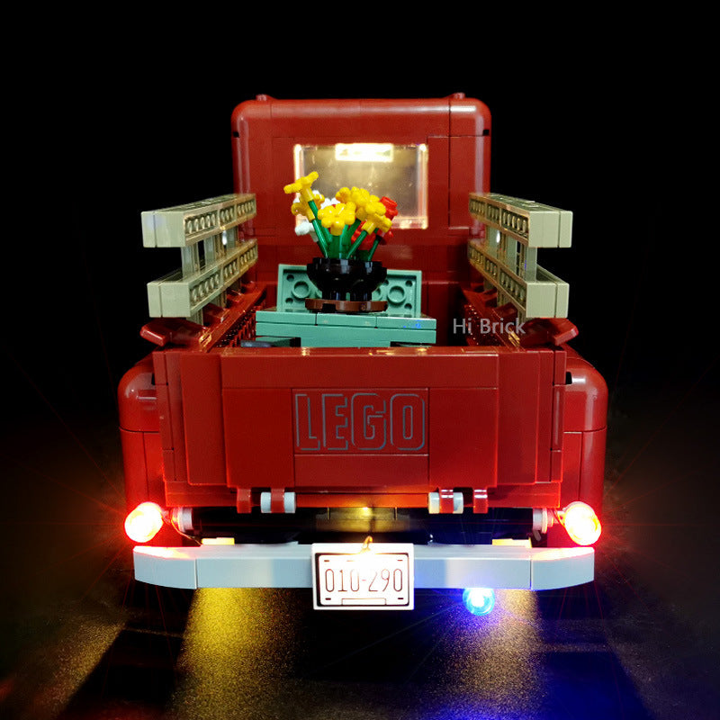 lighting is compatible with LEGO 10290 retro pickup truck car versatile creative remote control building block LED light - V.I.P Digital Presence