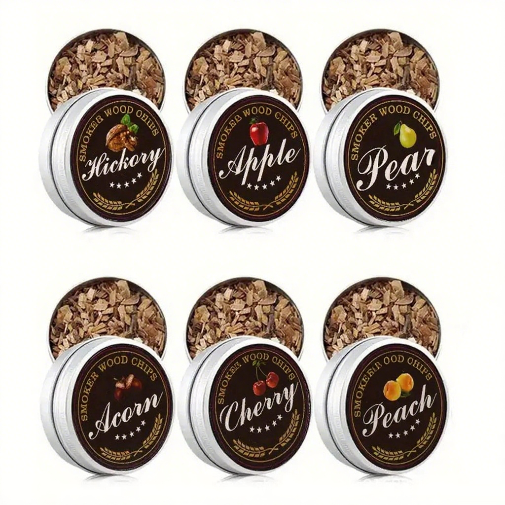 Cocktail Smoking Wood Chips 6 Types of Smoked Wood Flavors Bourbon Whiskey Gift for Father/Husband/Men - V.I.P Digital Presence