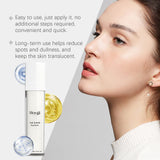 Esencia hidratante con ácido hialurónico que hidrata suavemente e ilumina la piel del rostro. Esencia reafirmante.