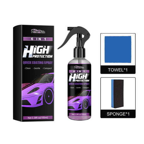 Automobile Protection Spray 6 In 1, Car Paint Plating Crystal Seal Glaze Dust Resistant Anti-Dirt Polishing Retrofitting Coating Agent - V.I.P Digital Presence