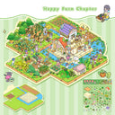 Landscape stickers large 3D stereoscopic scene collage miniature scene ledger stickers DIY stickers