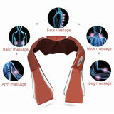 3D Kneading Massage Shawl Hot Compression Electric Neck Waist Shawl Neck Shoulder Cervical Massage Shawl - V.I.P Digital Presence