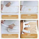 Castor oil bag is reusable, soft, and oil leak proof, with essential oil auxiliary bag and adjustable waist belt - V.I.P Digital Presence
