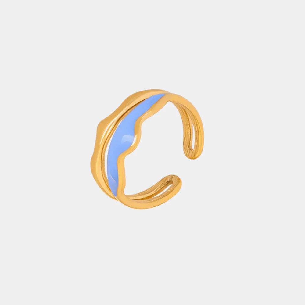 18K Gold-Plated Open Ring - V.I.P Digital Presence
