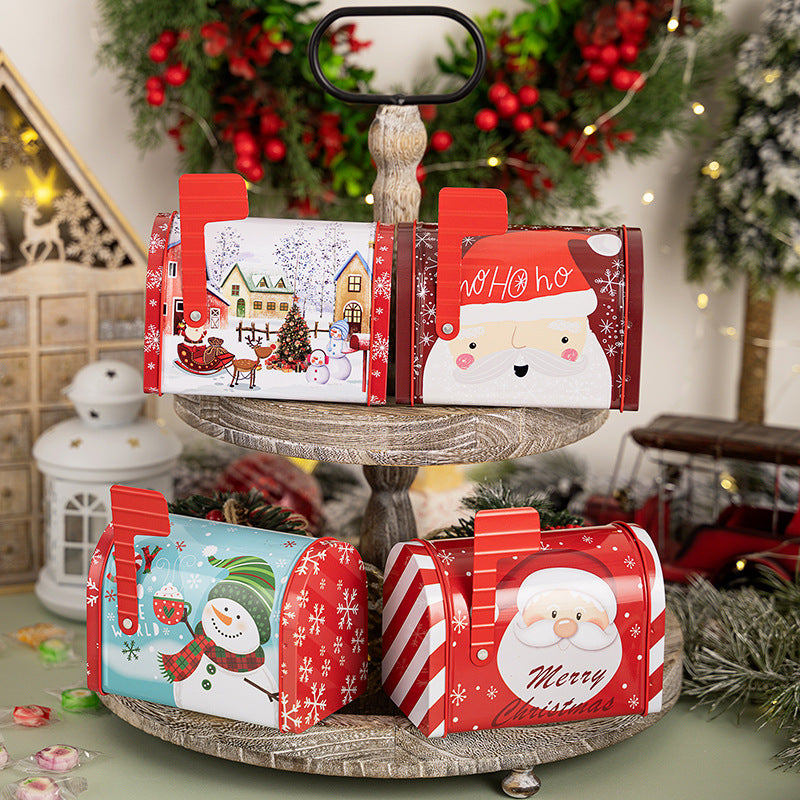 New Christmas decoration products, Christmas mailbox, tin box, gift box, candy box, gift box, ornament - V.I.P Digital Presence