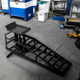 Car truck service ramp lift, garage car lift hydraulic ramp black 5-ton, maintenance frame lift (2 packs) black - V.I.P Digital Presence