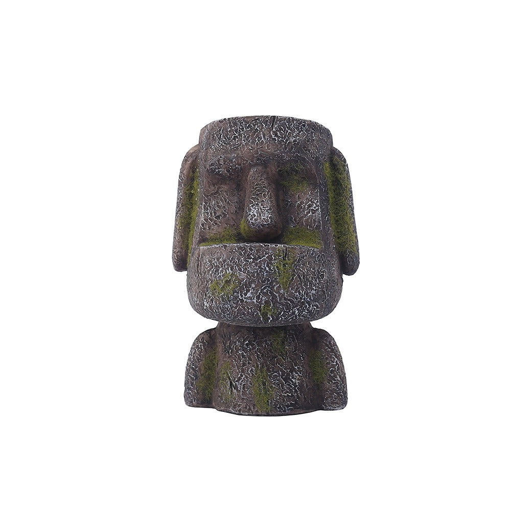 3D Resurrection Island Stone Statue Pen Holder Bathroom Storage Decoration Resin - V.I.P Digital Presence