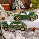Christmas decoration small ornament fashionable dark green car ornament - V.I.P Digital Presence
