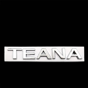 For  NISSAN  Teana  Auto Logos  Duke's rear tail logo  TEANA font  230JK-V6 English Standard  Letter labeling - V.I.P Digital Presence