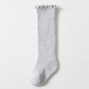 Spring And Summer Children's Socks In The Tube Loose Mouth Fungus Edge Combed Cotton Girls Baby Socks Long Tube Over The Knee Baby Socks - V.I.P Digital Presence