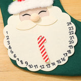 Christmas tree decoration gift bag, Santa Claus snowman knitted socks, home party decoration pendant - V.I.P Digital Presence
