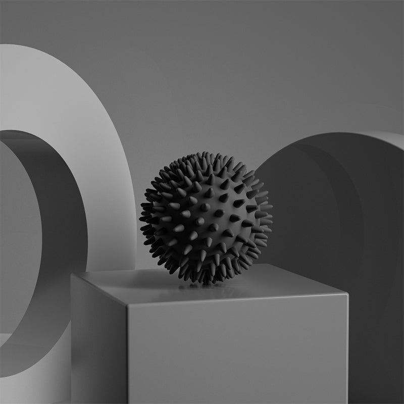 Durable sport massage ball. Spiky design for myofascial release, deep - tissue work, trigger points, muscle recovery & pain reli - V.I.P Digital Presence