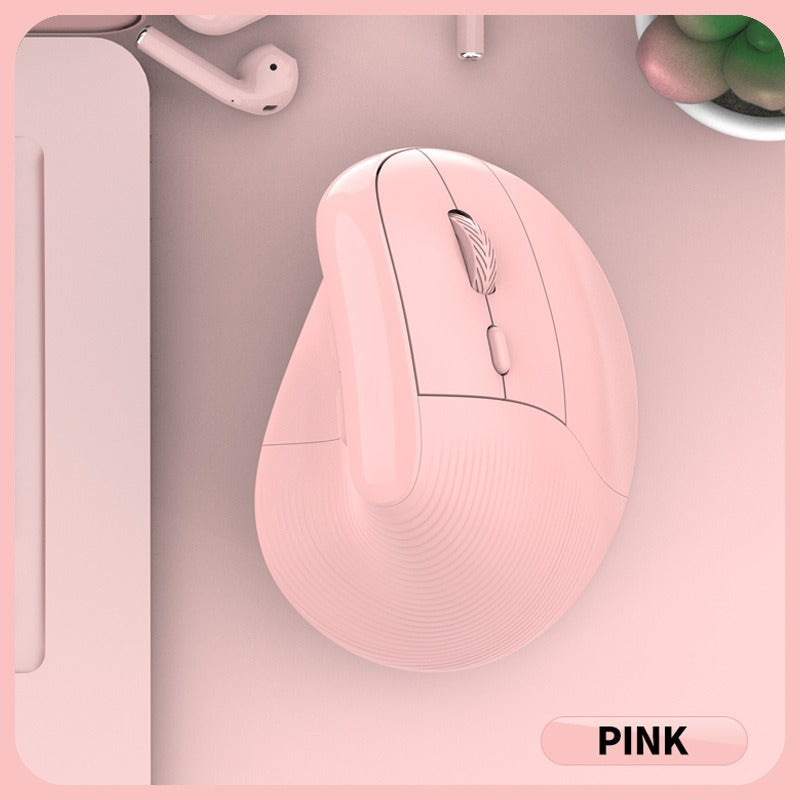 Vertical Mouse Charging Wireless Bluetooth Dual Mode Mouse Business Silent Office Computer - V.I.P Digital Presence