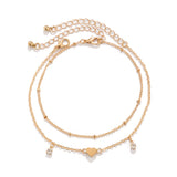Beach Anklet Star Butterfly Chain Imitation Pearl Foot Chain Ocean Wind Shell Dolphin Foot Jewelry - V.I.P Digital Presence