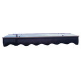 DA5934W Series Door Window Awning Canopy Made of 0.137 Inch Thick Crystal Solid Polycarbonate Sheet in size of 59" Wide x 34" - V.I.P Digital Presence