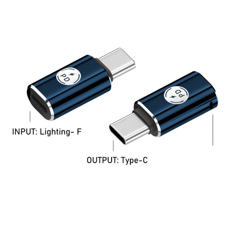 Lighting female to TYPE-C male 27W fast charging adapter suitable for Apple 15 mobile phone charging converter - V.I.P Digital Presence