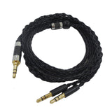 Suitable for Tianlong AH-D7100 7200 D600 HIFIMAN dual 3.5mm silver plated balanced headphone cable - V.I.P Digital Presence