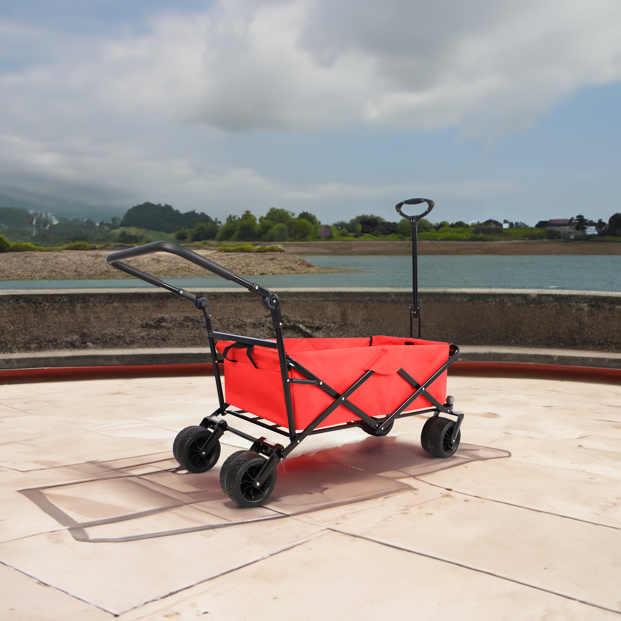 Utility Park Garden Cart Tool Customized Color Folding Camping Trolley Outdoor Picnic Beach Wagon - V.I.P Digital Presence