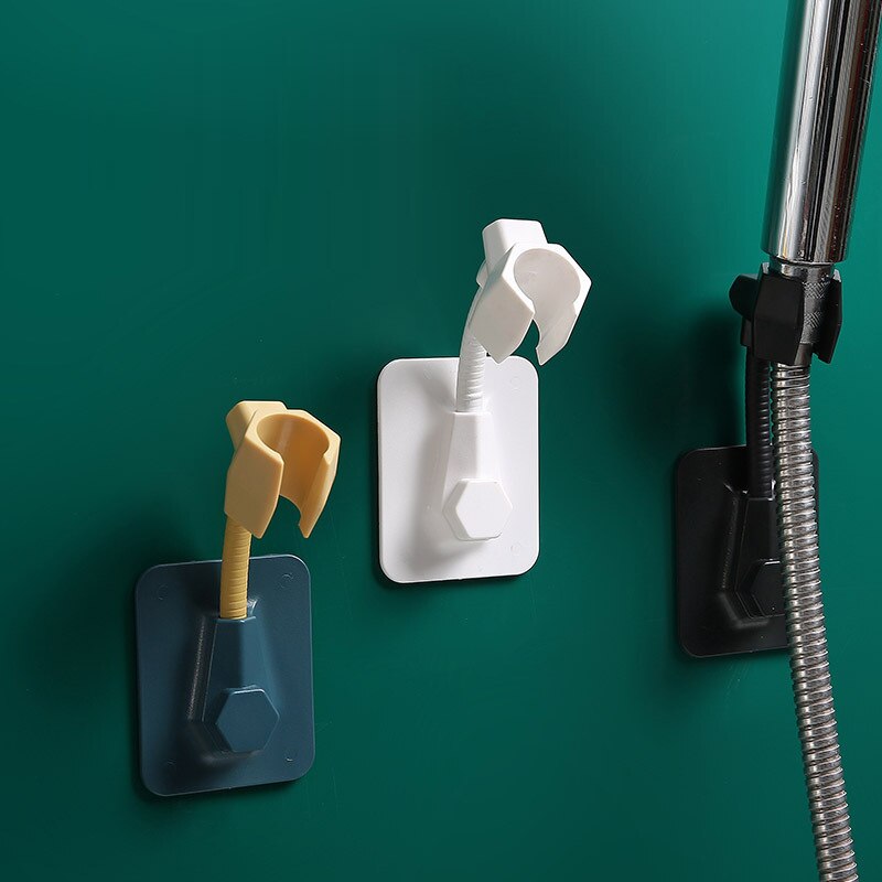 Universal Adjustable Shower Bracket Paste-type Shower Nozzle Base Home Bathroom Punch-free Self Adhesive Shower Bracket Base - V.I.P Digital Presence