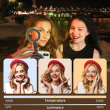 Magnetic LED Fill Light for Phone Selfie Light LED Video Light 2500K-9000K Dimmable Built-in Battery Replacement for iPhone Vlog - V.I.P Digital Presence