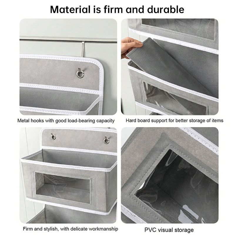 5 - Shelf Hanging Storage: Anti - Tilt, 5 large pockets. Good for bedroom, bathroom, living room (behind - door use). - V.I.P Digital Presence