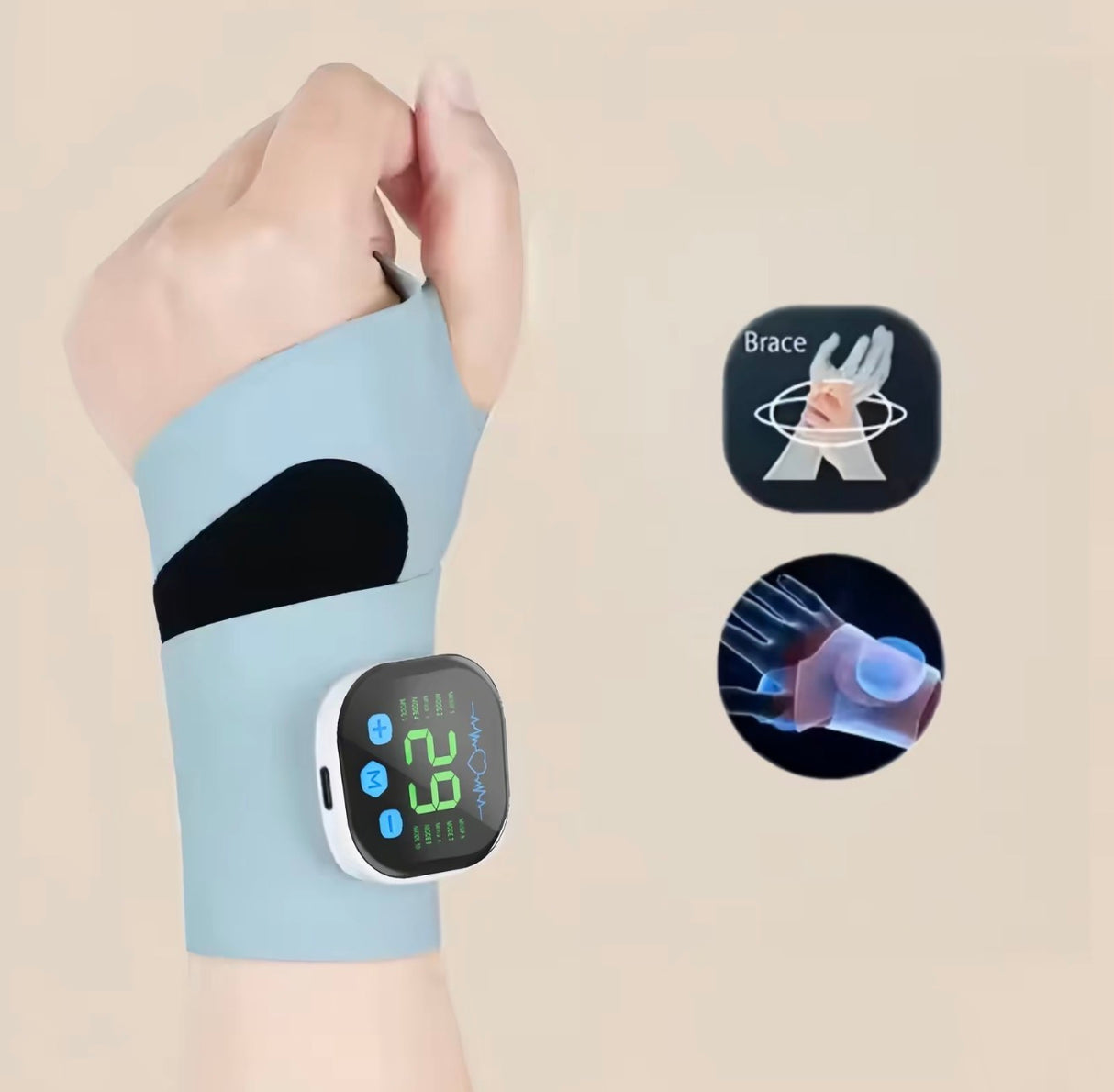 PulseEase Wrist Massager