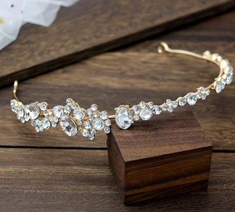 Rhinestone headband diadem wedding dress accessories - V.I.P Digital Presence