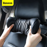 Baseus Car Neck Pillow Adjustable PU Leather Headrest 3D Memory Foam Head Rest Seat Cushion Cover Car Neck Rest Auto Accessories - V.I.P Digital Presence