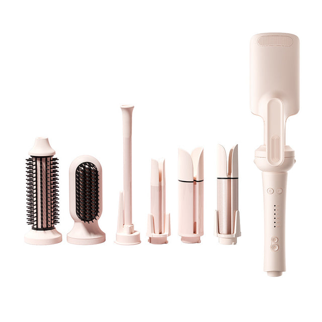 Seven in one hair changing curling stick Super large curly big wave Chicken rolls fluffy automatic curling device multi-function - V.I.P Digital Presence