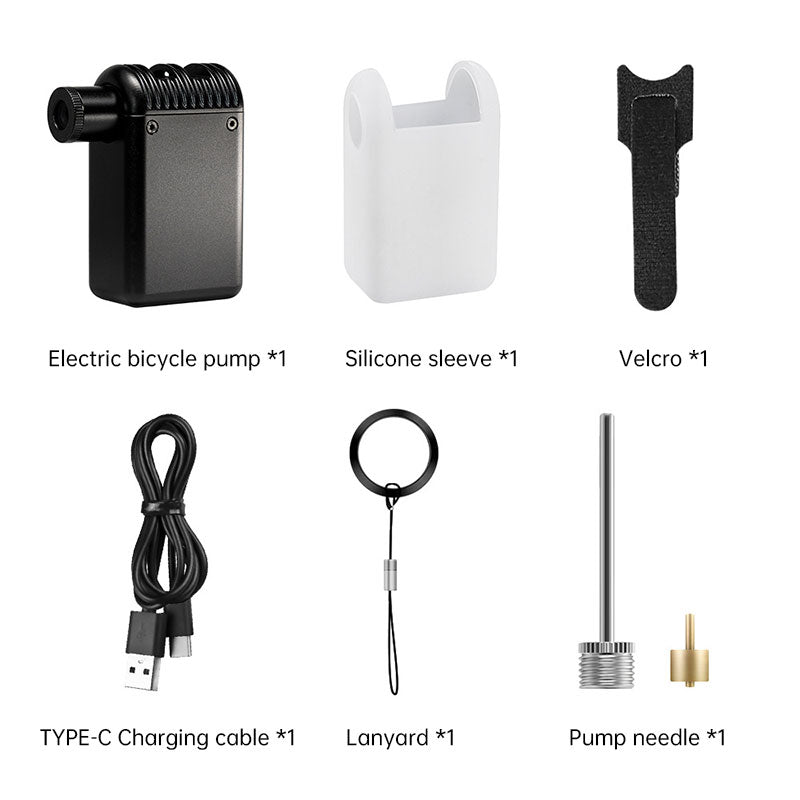 Small Air Pump Bicycle Electric Inflator Portable High Pressure Air Pump Mini Inflator - V.I.P Digital Presence