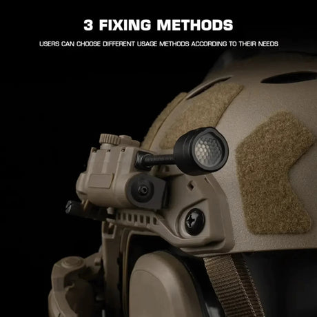 Sidewinder Helmet Lamp with IR and Flashlight Color Light, Strobe Light Head IFF Auxiliary Light for Airsoft Hunting Fishing - V.I.P Digital Presence