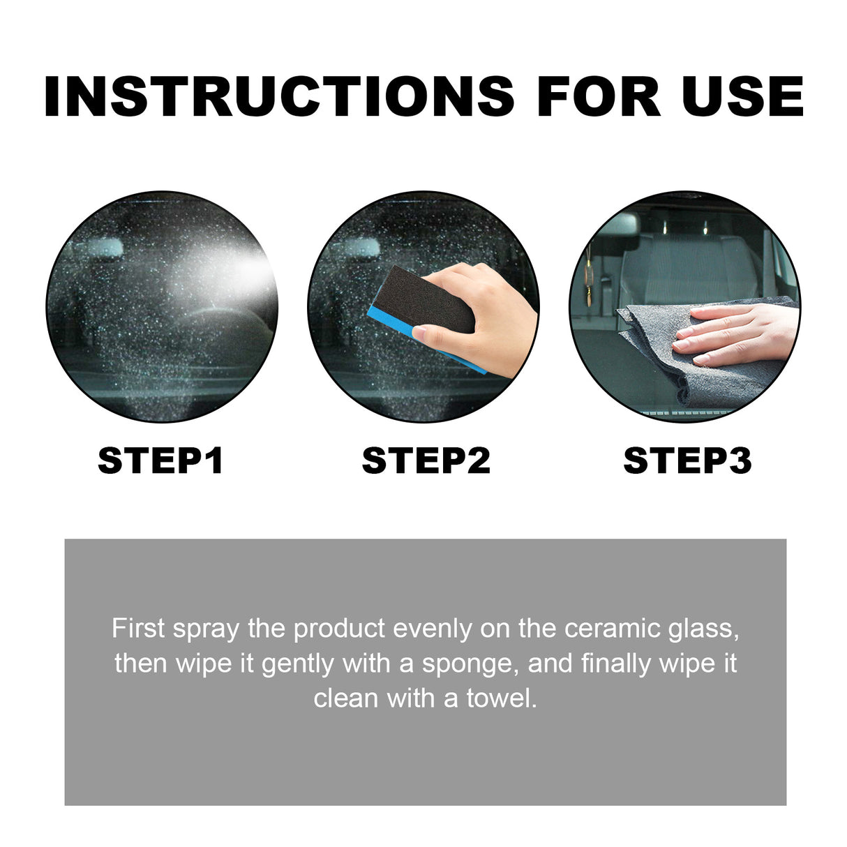 Ceramic Spray Coating, Window Front Windshield Stain Remover Oil Film Cleaner - V.I.P Digital Presence