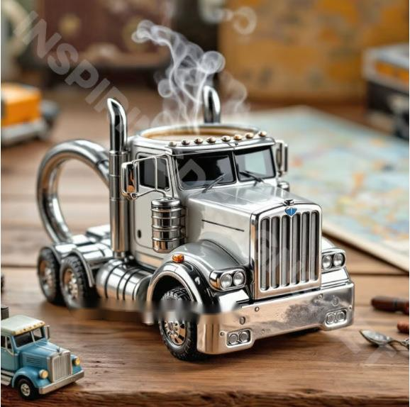 Semi Truck Coffee Mugs Handmade Home Semi Truck Coffee Cup Mugs - V.I.P Digital Presence